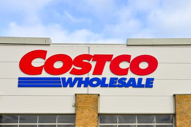 Outside view of a Costco storefront
