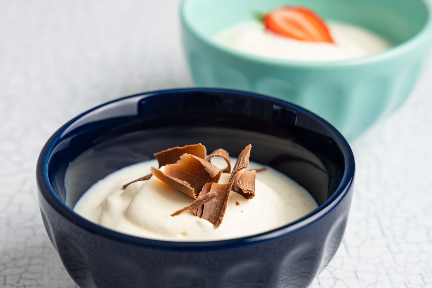 Easy Homemade Vanilla Pudding with Chocolate Shavings as a Topping