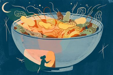 Bowl of Boiled Peanuts