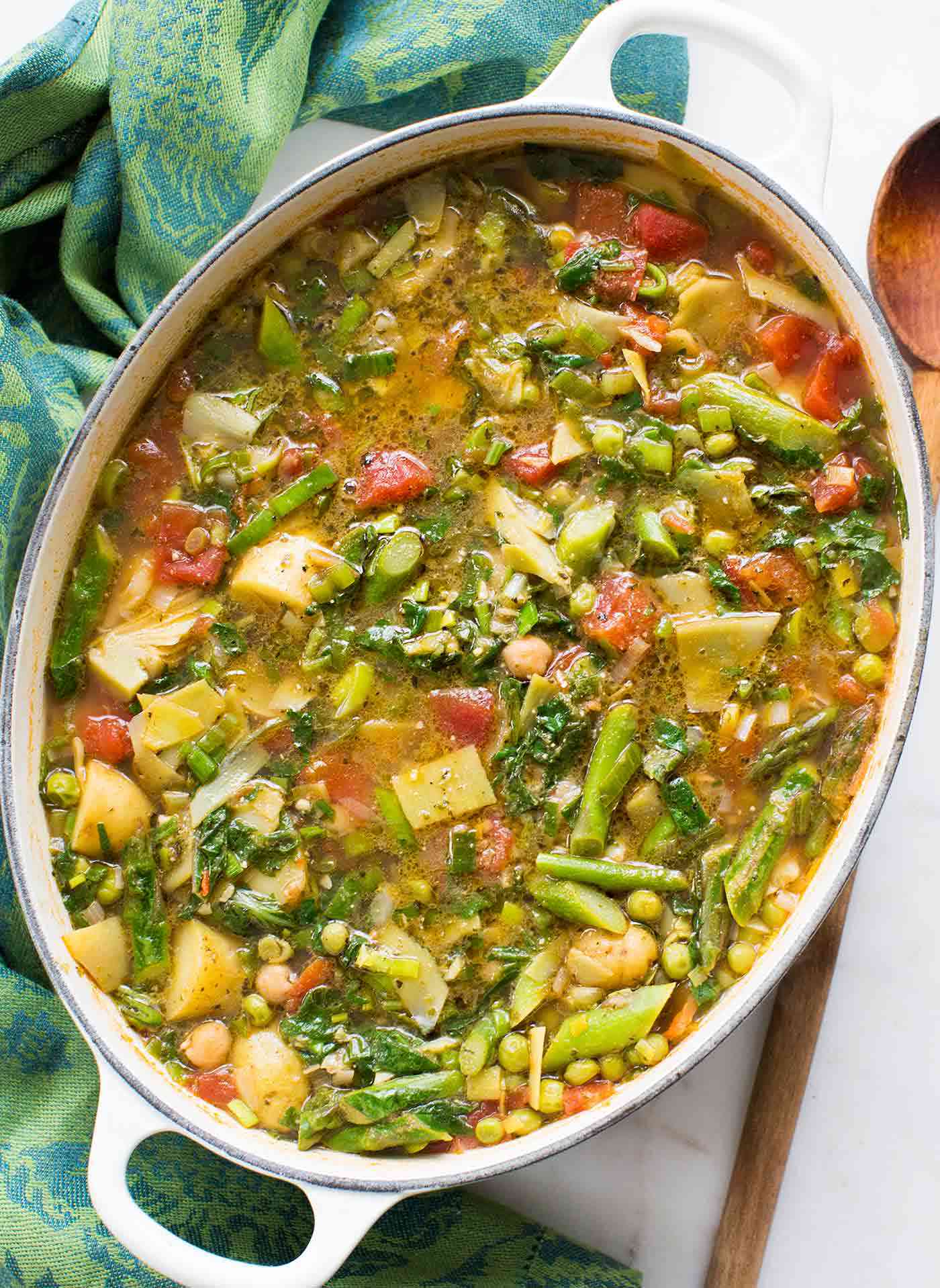 Spring minestrone