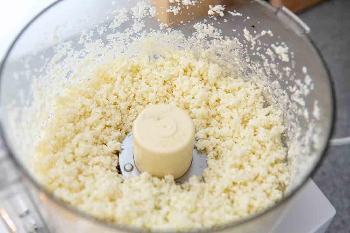 pulse cauliflower in food processor