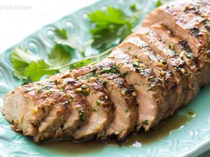 Grilled Ginger Sesame Pork Tenderloin