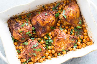 Paprika Chicken with Chickpeas