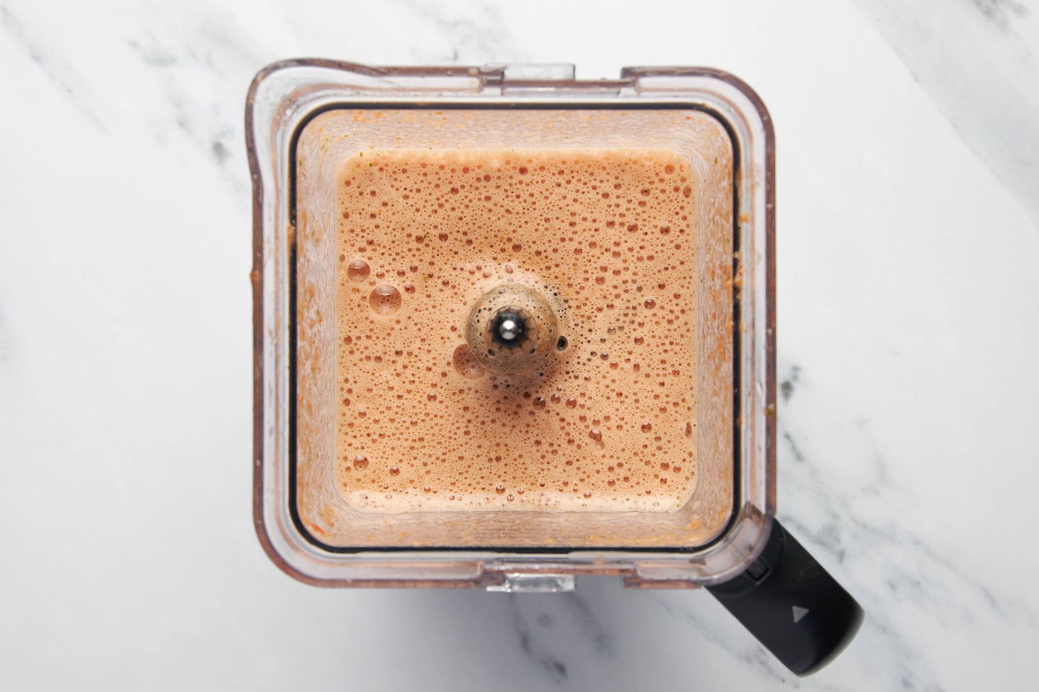 Carne picada sauce in a blender 