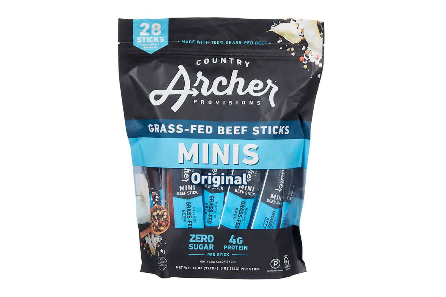 Bag of Archer Grass-fed Beef Sticks