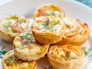 Mini Salmon Quiches