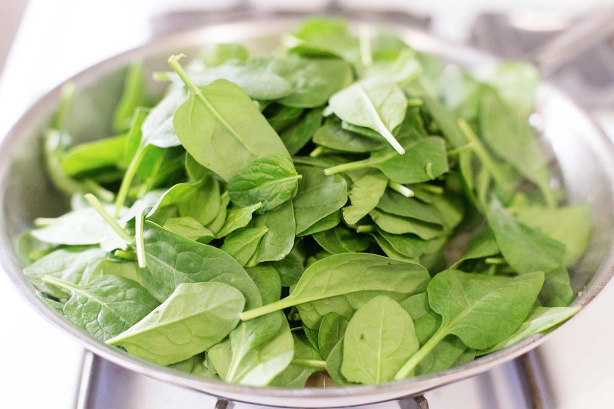 Joe's Special Scrambled Eggs with Spinach, Beef, and Mushrooms