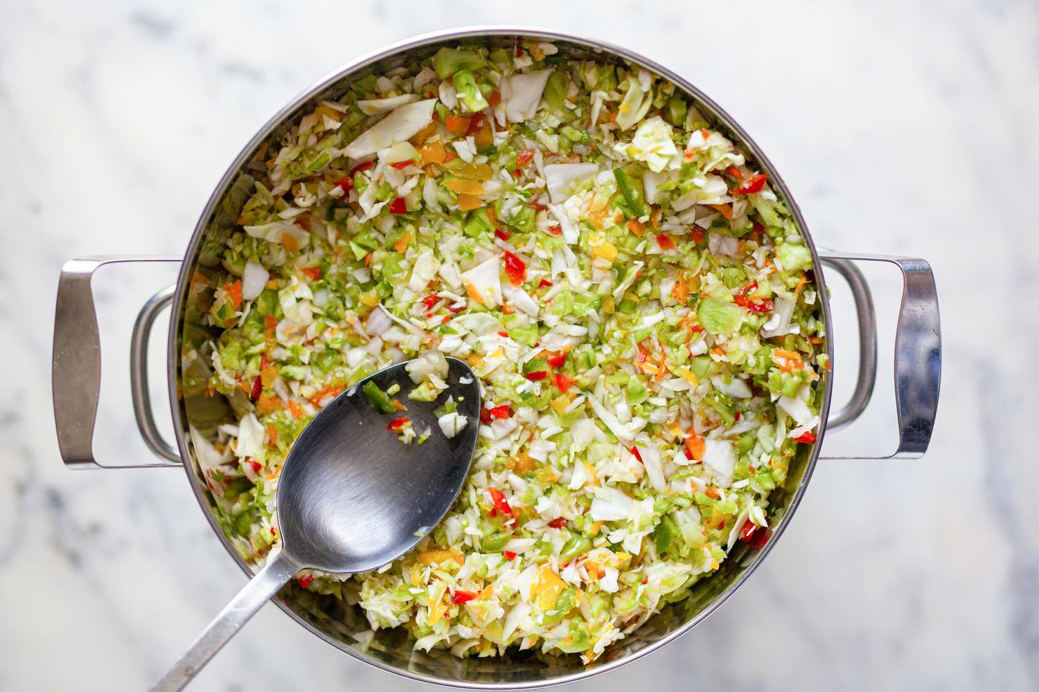 Chow Chow Ingredients in a Pot