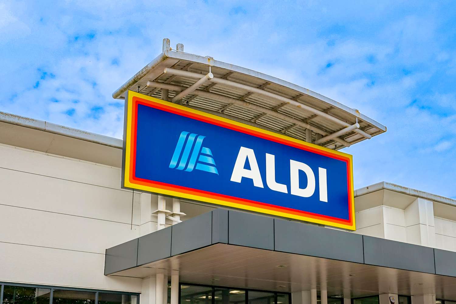 Outside view of an ALDI store