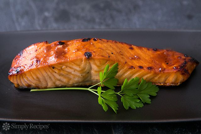 Simple Hoisin Glazed Salmon