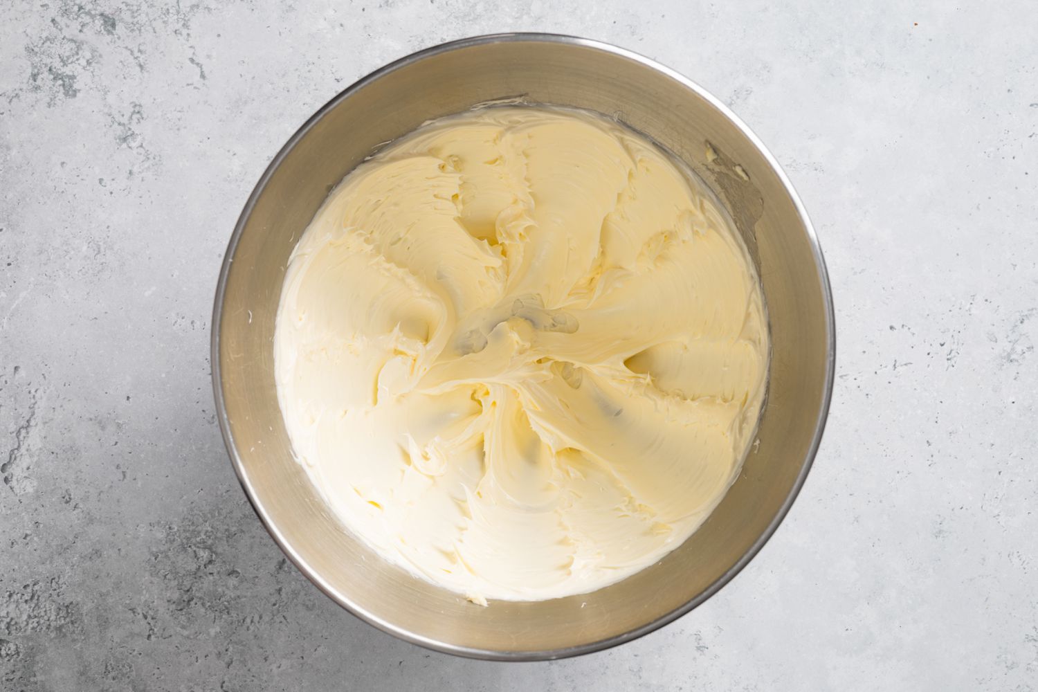 Icing for Lavender Cake with Lemon in a Bowl 