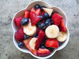 Berries and Banana Fruit Salad