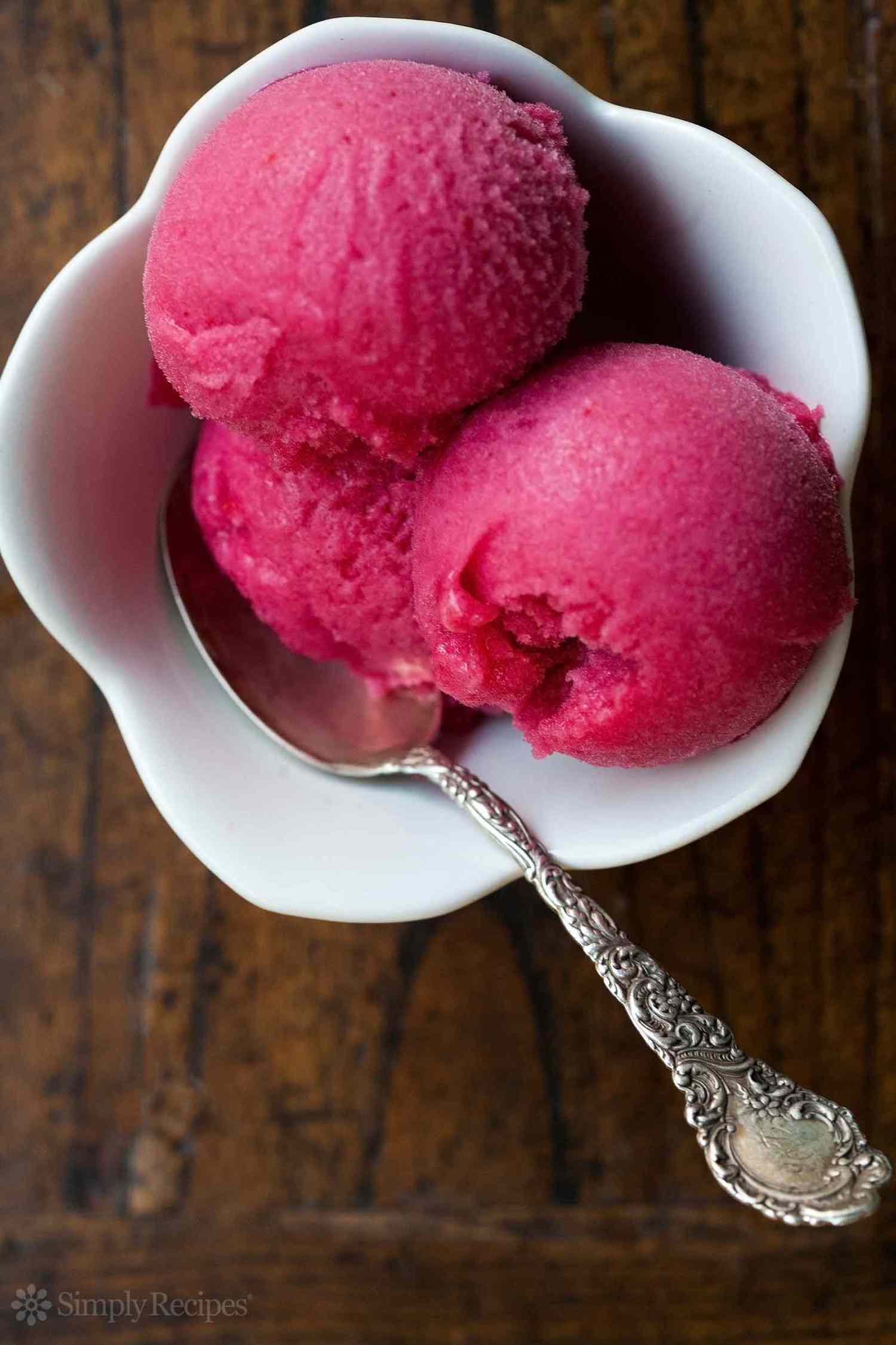 Cranberry Sorbet