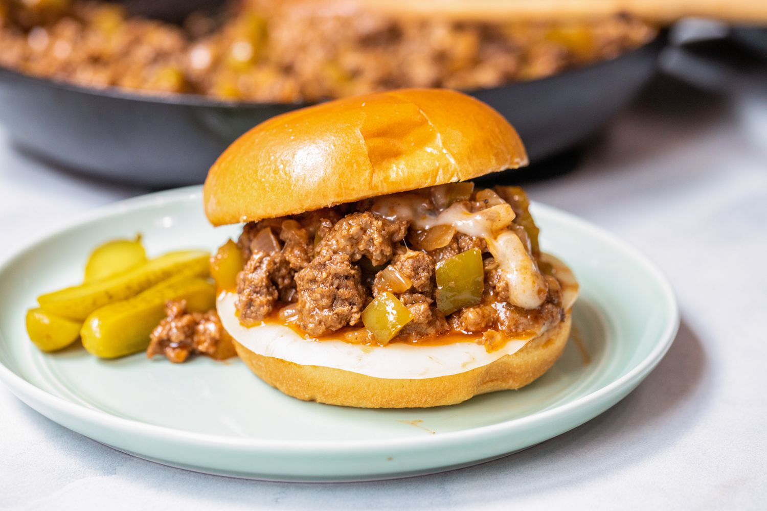 Philly Cheesesteak Sloppy Joes