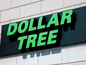 Dollar Tree store sign on a wall