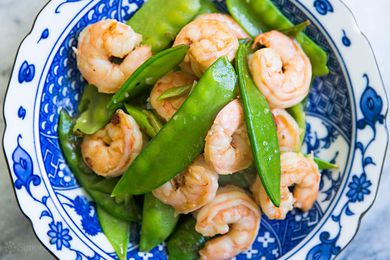 Stir-Fry Shrimp Snow Peas