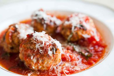 Meatballs with Ricotta in Tomato Sauce