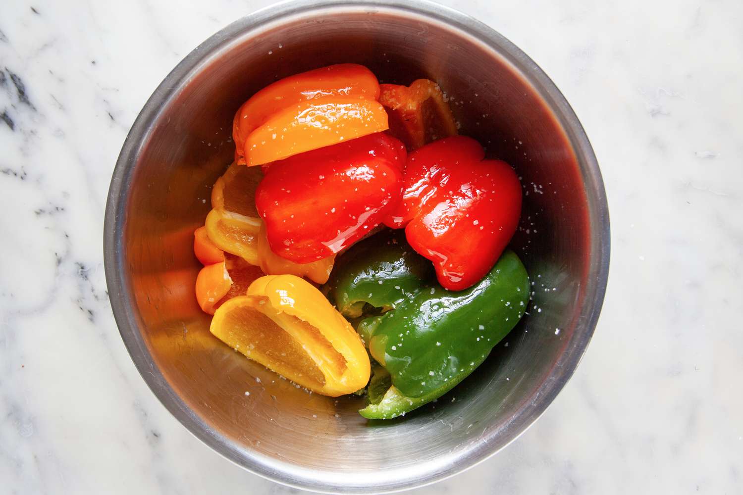 Bowl of Seasoned Peppers