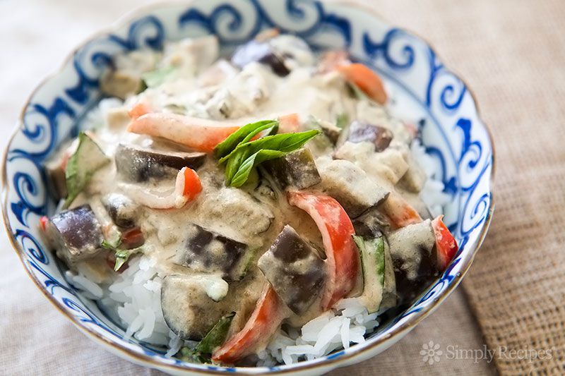 Green Curry Eggplant