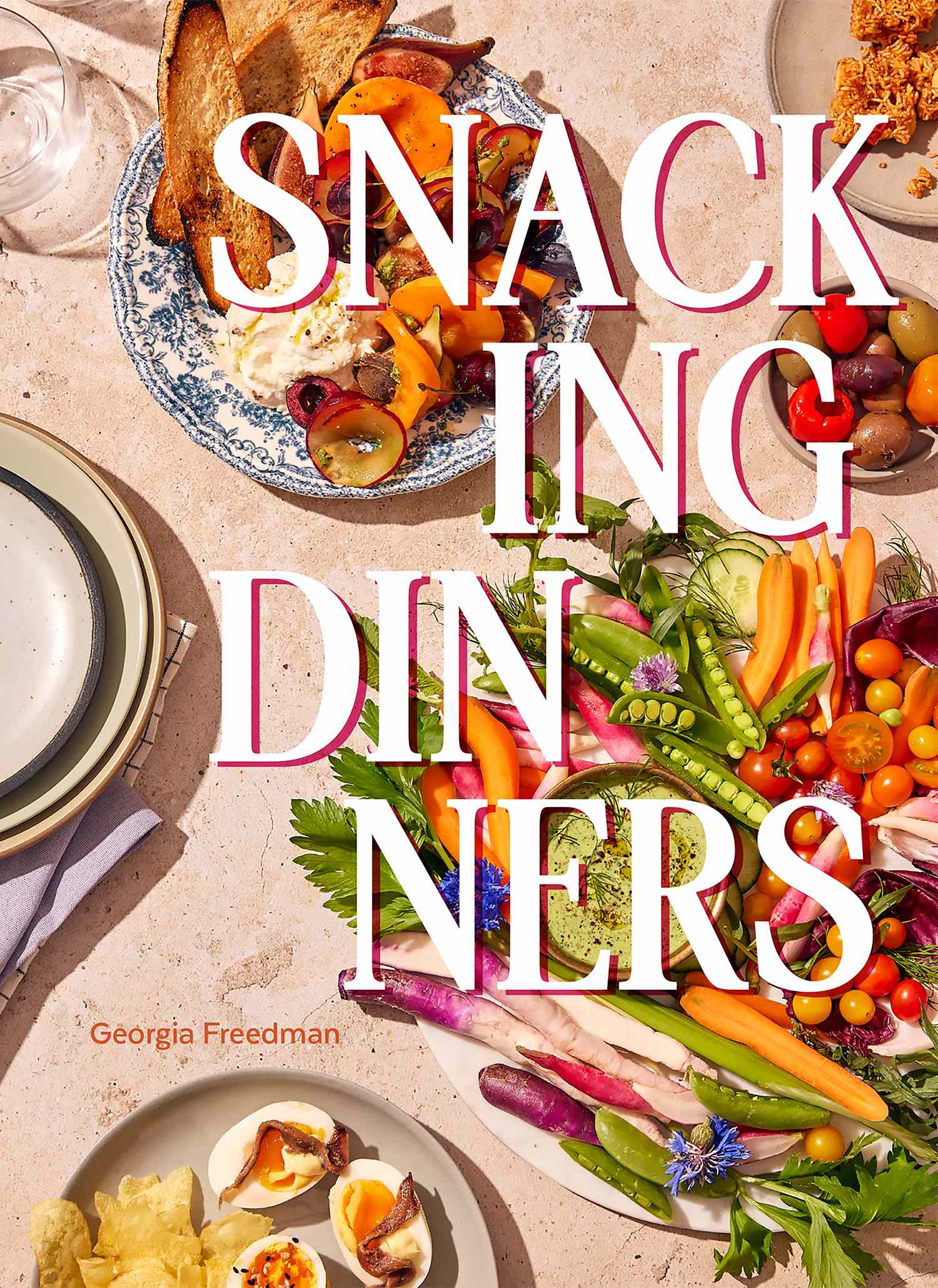 Snacking Dinners by Georgia Freedman book cover