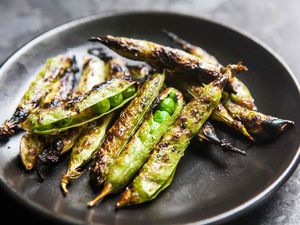 Grilled English Peas