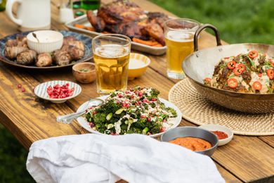 Omnivore's grill dinner party