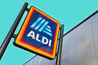 ALDI store sign next to the building