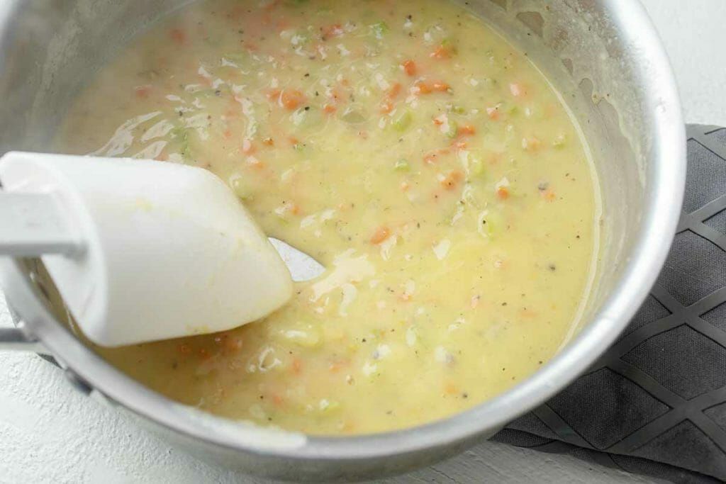gravy carrots celery for leftover turkey pot pies recipe