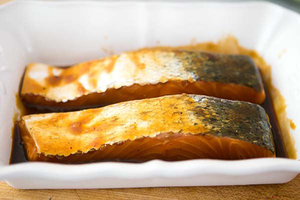 hoisin glaze with salmon