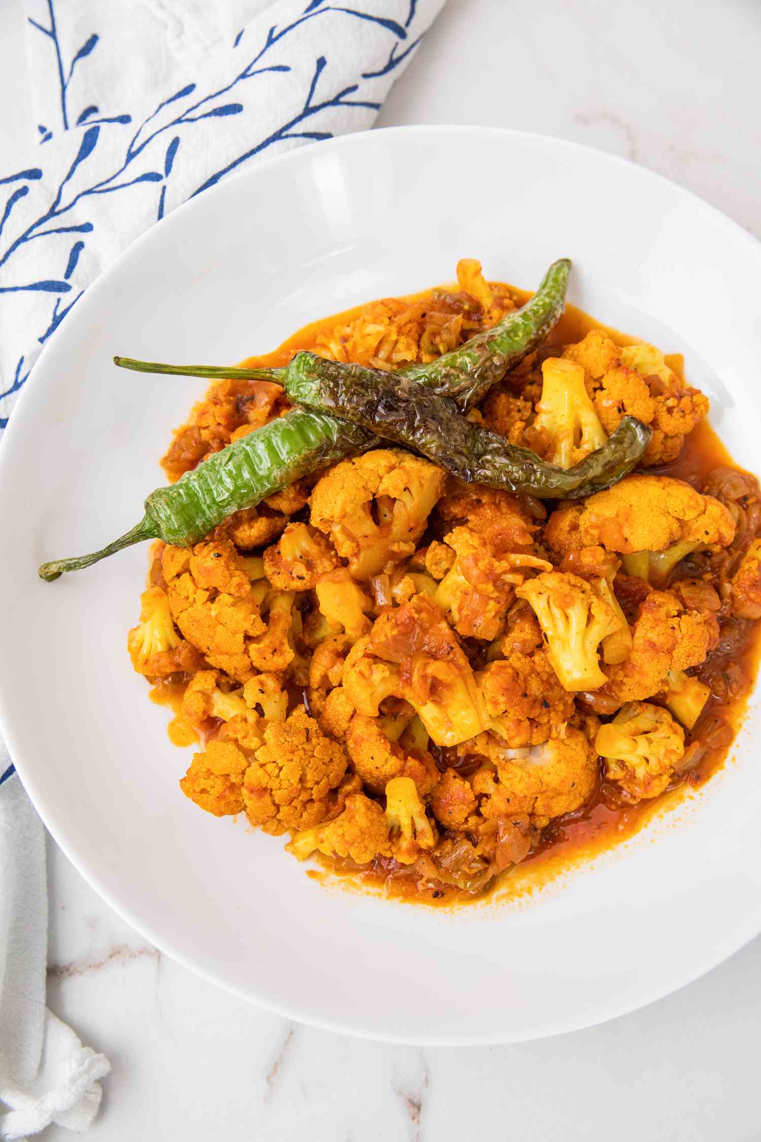 Gholpi (Afghan Stewed Cauliflower)