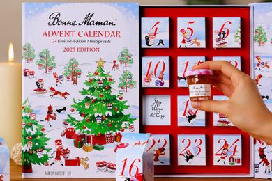 Bonne Maman Advent Calendar 2025 Edition with mini jam jars