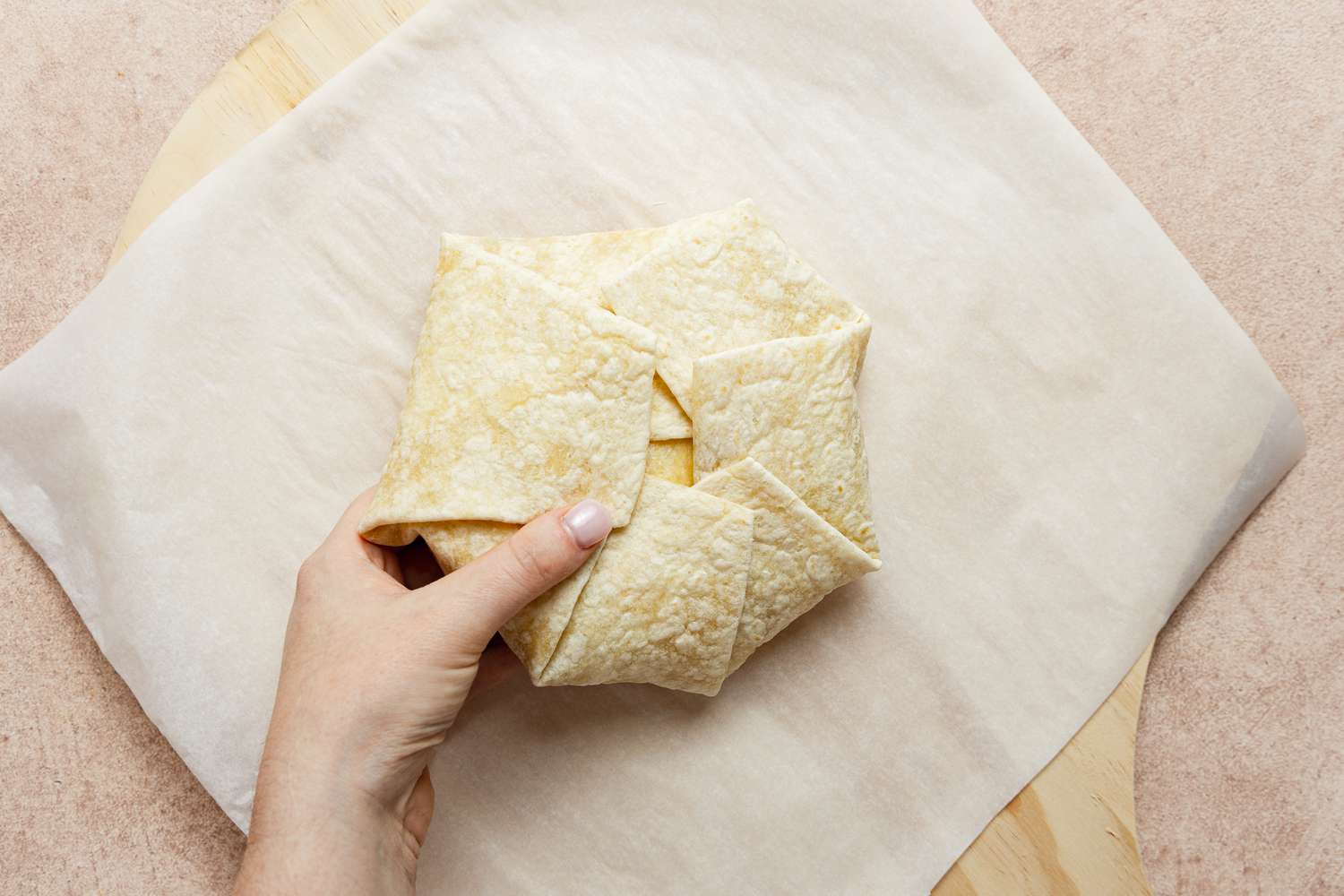 Tortilla for Copycat Crunchwrap Supreme Folded Over Ingredients