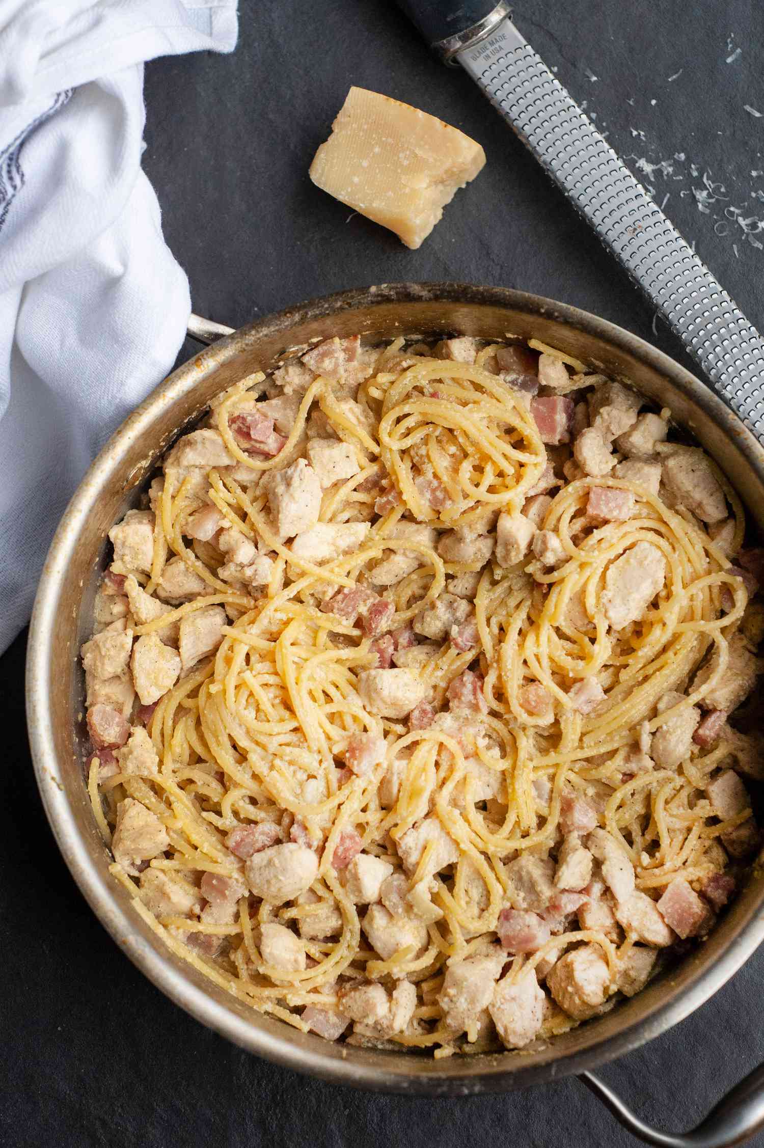 Chicken carbonara