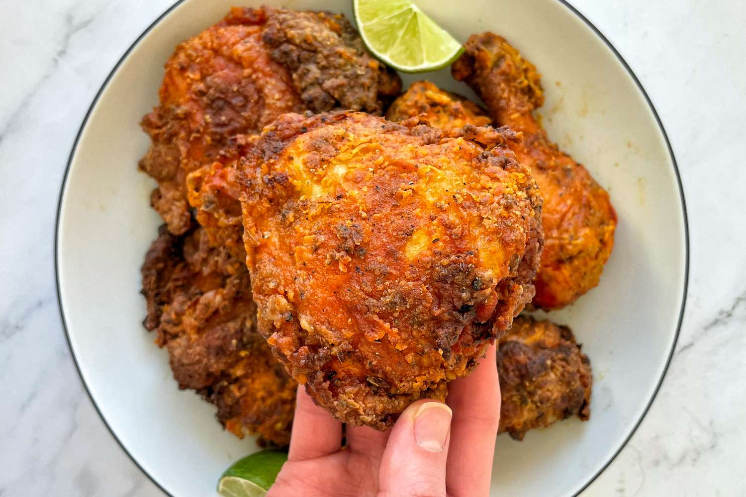 Homemade Pollo Campero-Style Air Fryer Fried Chicken