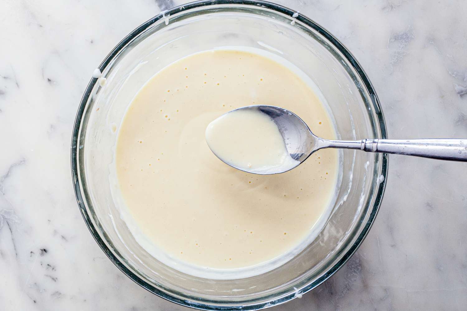 Easy béchamel for vegetarian moussaka