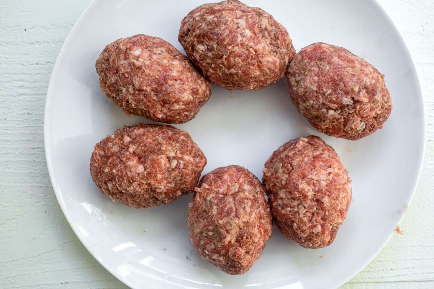 Sausage-wrapped scotch eggs.