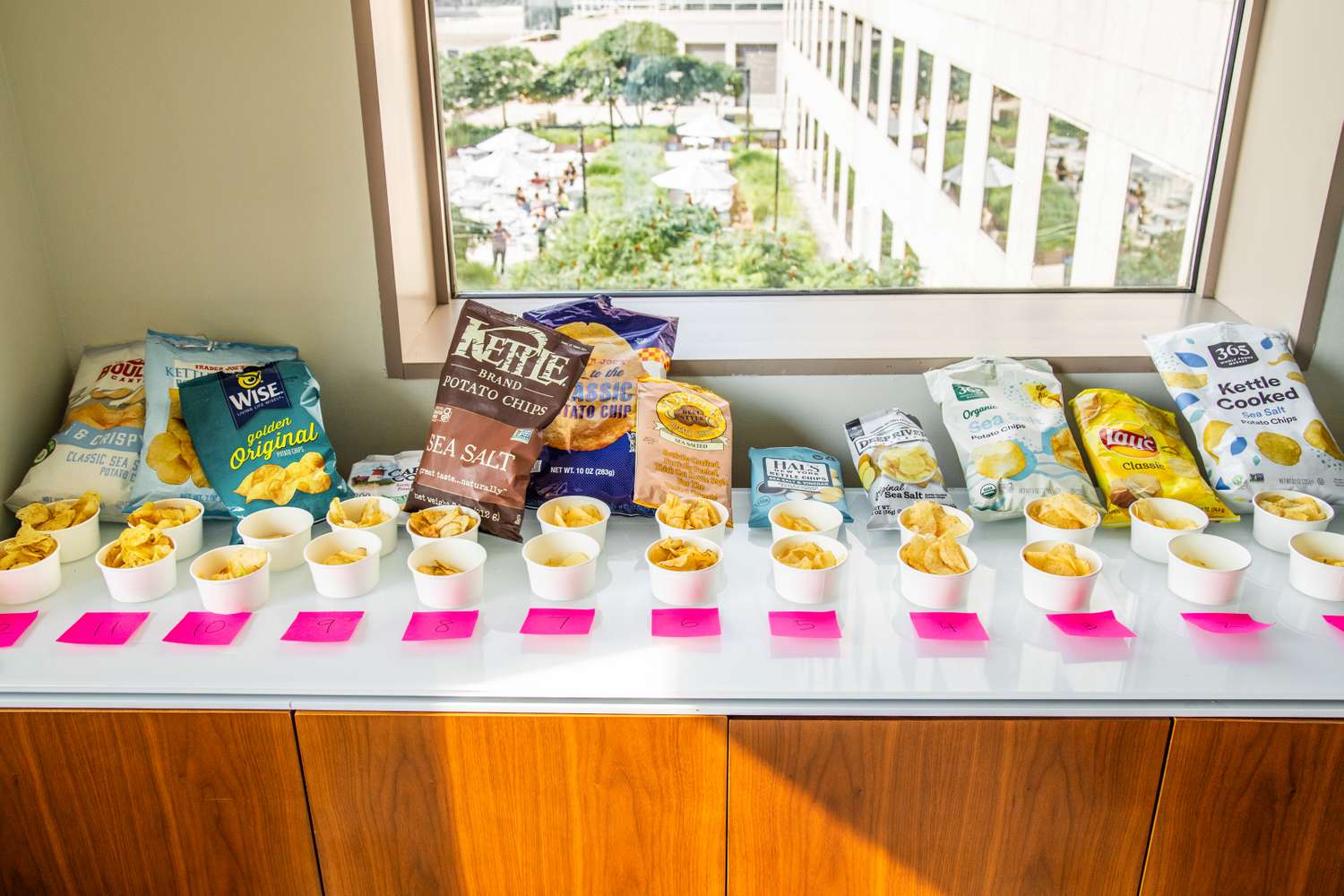 Potato chips blind taste test