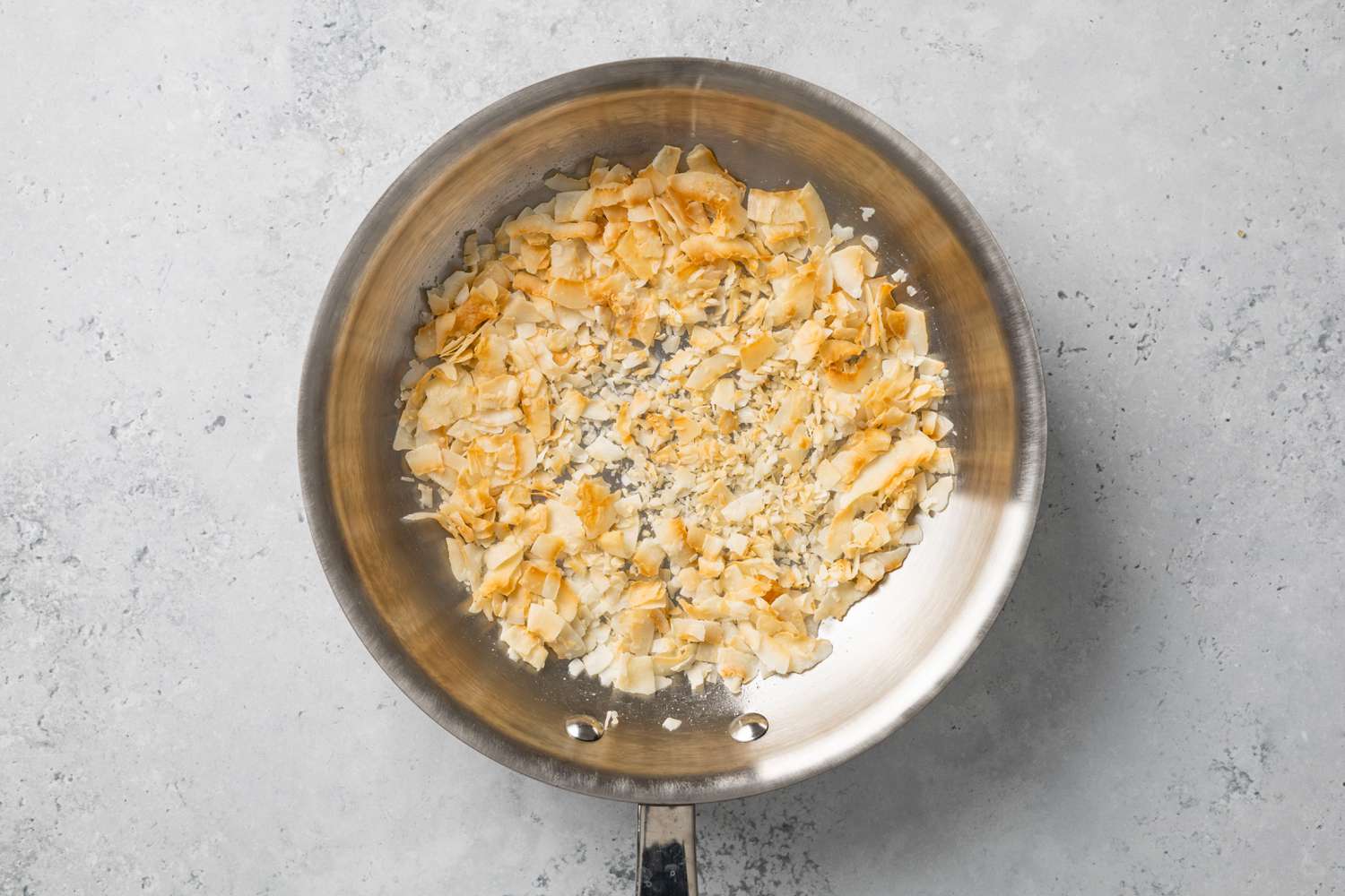 Coconut Flakes Toasted for Piña Colada Pie 