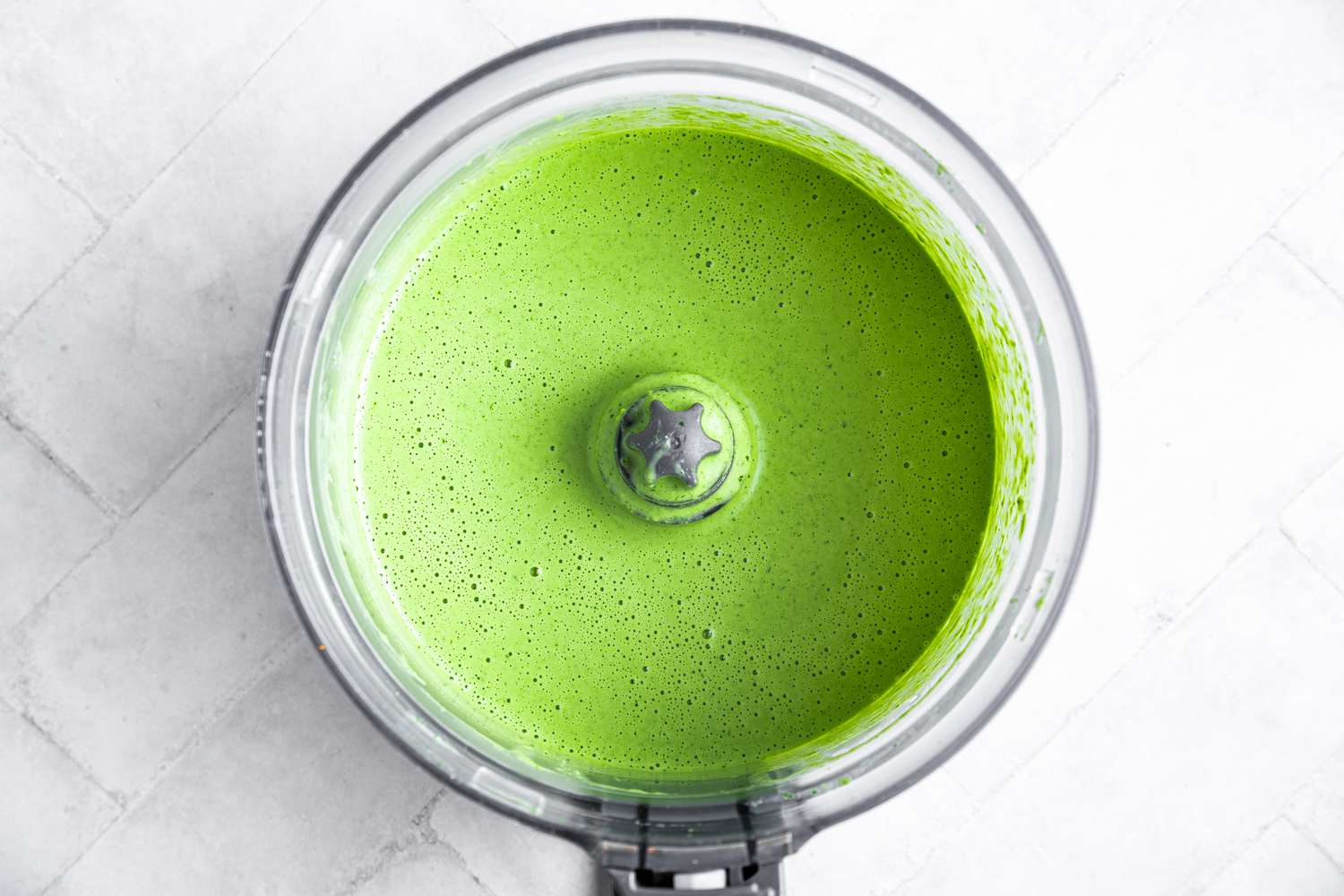 Green Goddess Salad Dressing in a Food Processor 