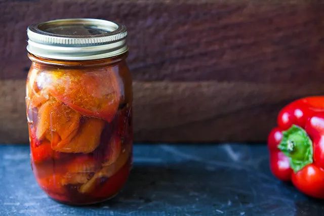Marinated Roasted Red Bell Pepper