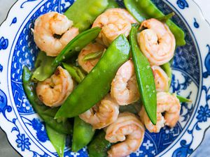 Stir-Fry Shrimp Snow Peas