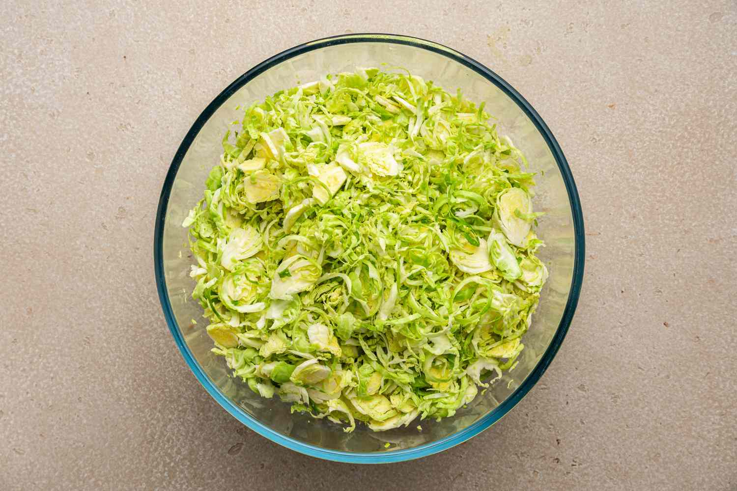 Bowl of Shredded Brussels Sprouts 