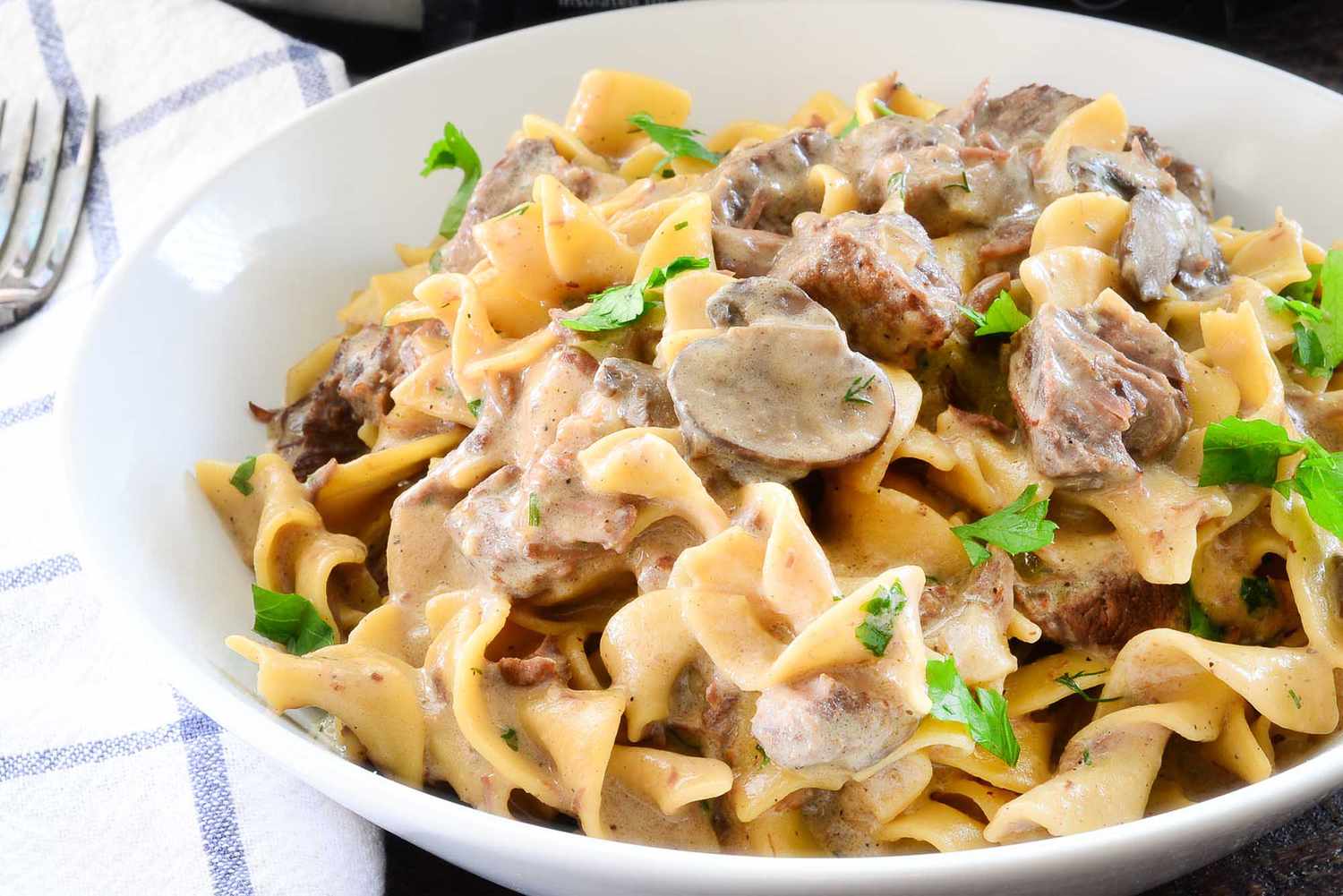 Crockpot Beef Stroganoff