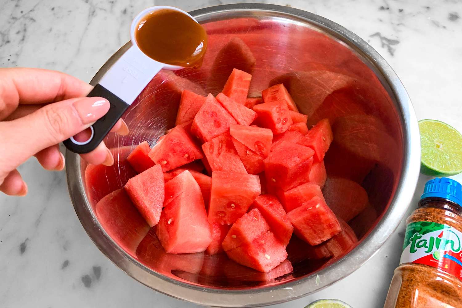 Chamoy on watermelon