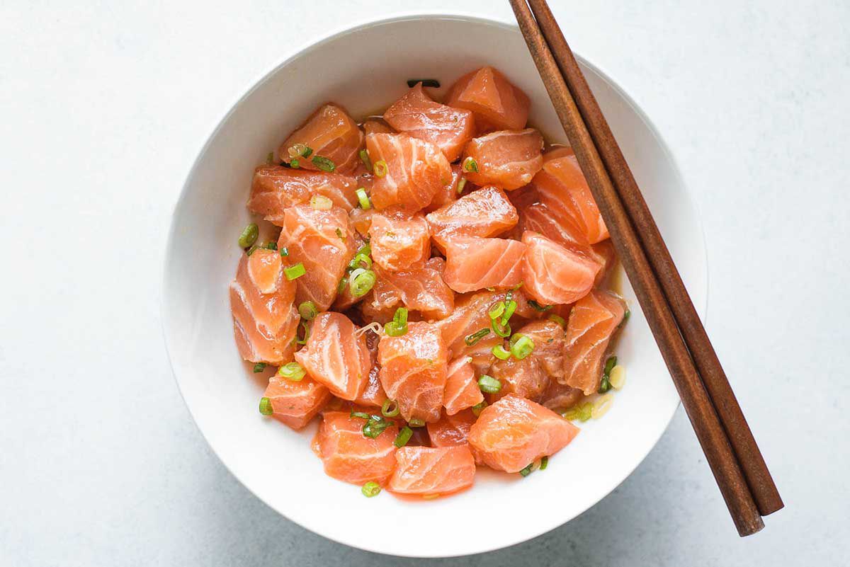 Salmon Avocado Poke Bowl