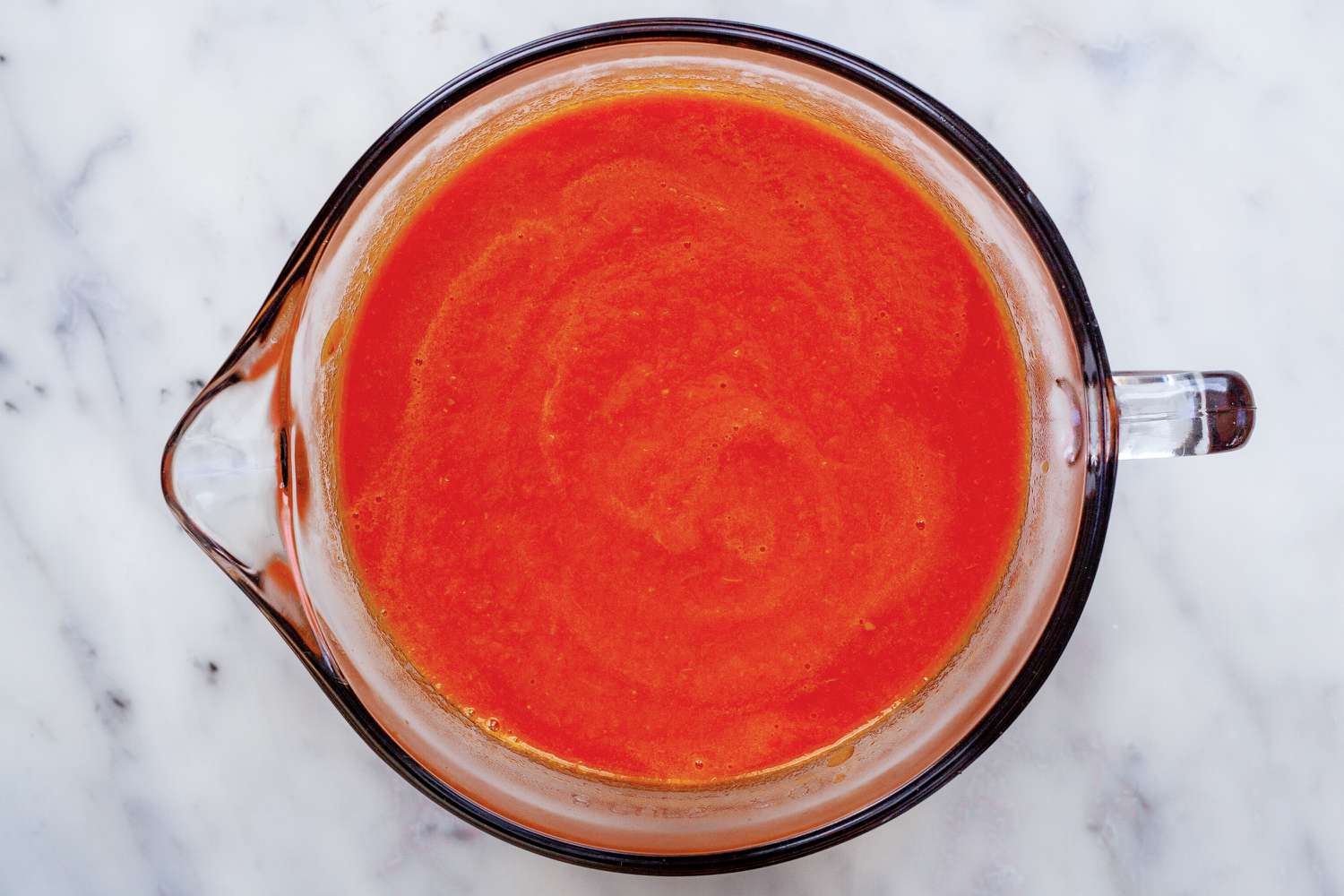 Correct consistency for classic tomato sauce