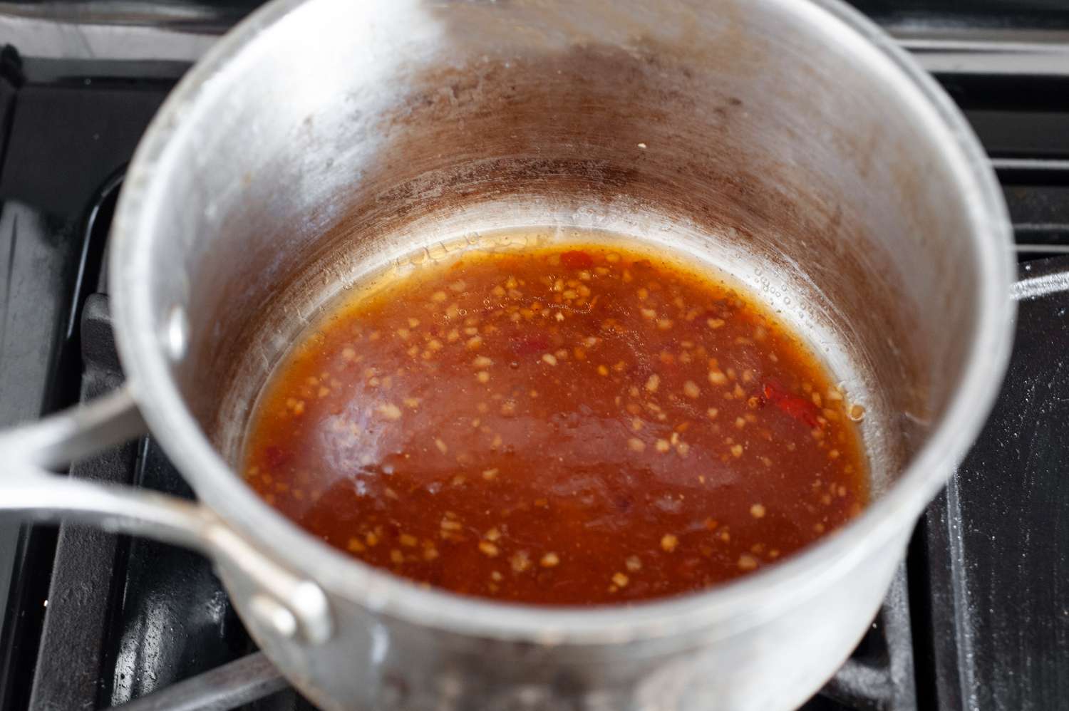 Sauce in Pot for Crispy Air Fryer Tofu