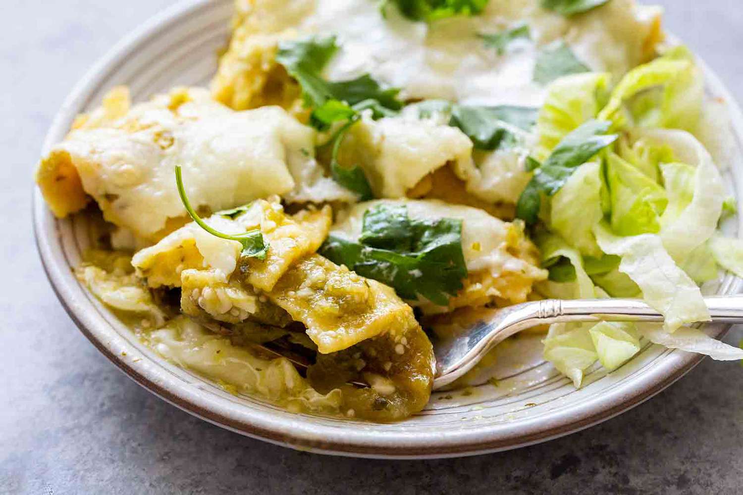 Green Chile Enchiladas