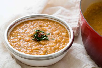 Homemade Bean and Bacon Soup