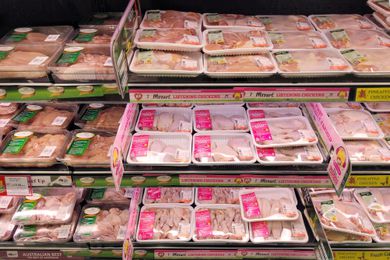 chicken at the grocery store